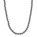 Terahertz 9-11mm Beaded Necklace 24 Inches in Rhodium Over Sterling Silver 360.00 ctw - Sticky add to cart bar
