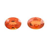 AAAA Red Sapphire Set of 2 (Ovl 7x5 mm) 2.00 ctw