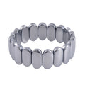 Terahertz 189.00 ctw Oval Block Stretch Bracelet - Sticky add to cart bar