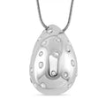 Simulated Diamond Necklace (20-22 Inches) in Stainless Steel 0.90 ctw - Sticky add to cart bar