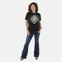 Black 100% Cotton Tiger Print T-Shirt (S-L)
