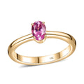 Epic Deal 10K Yellow Gold AAA Narsipatnam Pink Spinel Solitaire Ring (Size 6.0) 0.60 ctw - Sticky add to cart bar