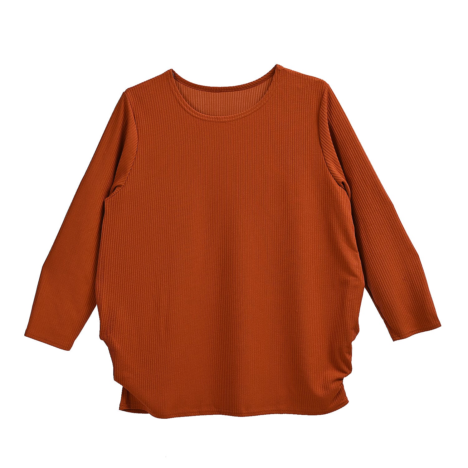 Orange Paris Eiffel Tower Long Sleeve Top - One Size Fits Most