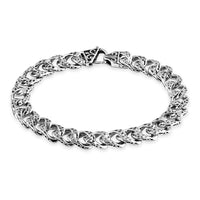 Bali Legacy Sterling Silver Hammer with Tulang Naga Bracelet (6.50 In) (20.90 g)