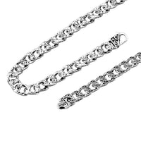TLV Bali Legacy Sterling Silver Hammer with Tulangnaga Necklace (18 Inches) (38.20 g)