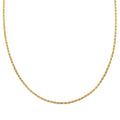 14K Yellow Gold Over Sterling Silver Rope Chain Necklace 24 Inches 11.80 Grams - Sticky add to cart bar