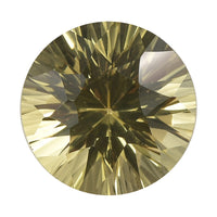 Brazilian Green Gold Quartz (Rnd 12 mm) 5.16 ctw