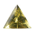AA Brazilian Green Gold Quartz (Triangle 15 mm) 6.76 ctw - Sticky add to cart bar