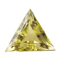 AAA Brazilian Green Gold Quartz (Triangle 15 mm) 7.54 ctw - Sticky add to cart bar