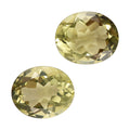 Set of 2 Lemon Quartz (Ovl 12x10 mm) 6.79 ctw - Sticky add to cart bar