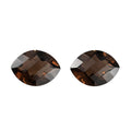 Set of 2 AA Brazilian Smoky Quartz (Mrq 16x12 mm) 13.54 ctw - Sticky add to cart bar