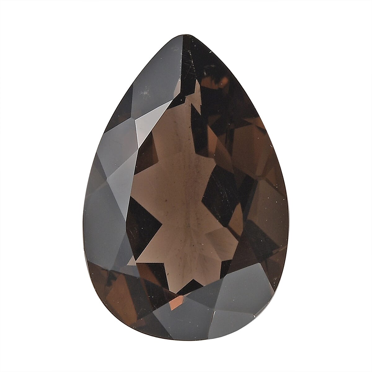 AA Brazilian Smoky Quartz (Pear 15x10 mm) 4.61 ctw