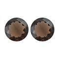 Set of 2 Brazilian Smoky Quartz (Rnd 14 mm) 14.82 ctw - Sticky add to cart bar