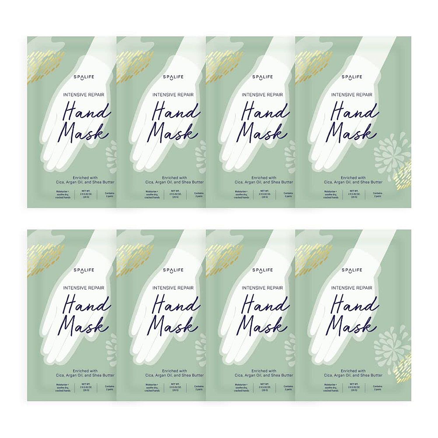 SpaLife Intensive Repair Hand Mask- 8x1pair