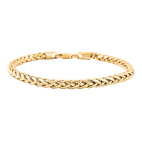 10K Yellow Gold 3mm Palma Chain Bracelet (6.00 In) 2.80 Grams