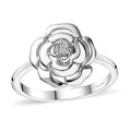 White Diamond Accent Ring in Sterling Silver (Size 10.0) - Sticky add to cart bar