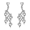 10K White Gold Moissanite Earrings 0.75 ctw - Sticky add to cart bar