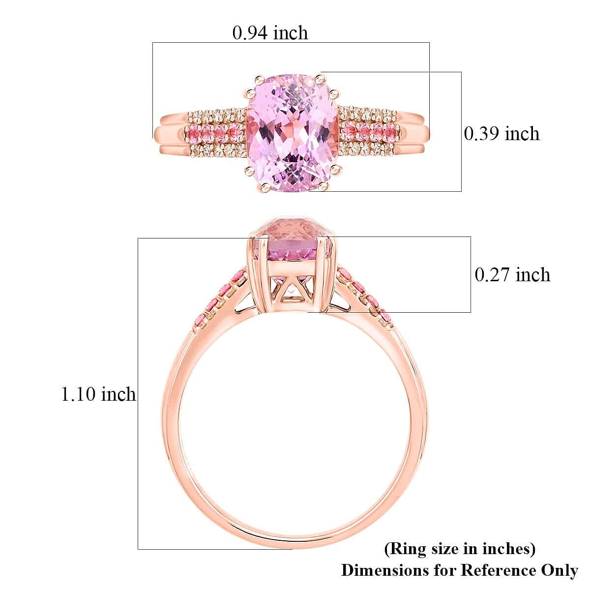 Certified & Appraised Luxoro AAA Martha Rocha Kunzite and Thai