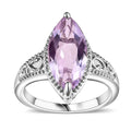 Karis Rose De France Amethyst Ring in Planinum Bond (Size 10.0) 2.85 ctw - Sticky add to cart bar