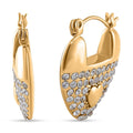 Austrian Crystal Earrings in in 14K YG Plated Stainless Steel - Sticky add to cart bar