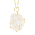 Citrine Necklace (18 Inches) in Goldtone 43.00 ctw - Sticky add to cart bar