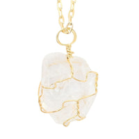 Citrine Necklace (18 Inches) in Goldtone 43.00 ctw