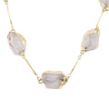 Crystal Necklace (22 Inches) in Goldtone - Sticky add to cart bar