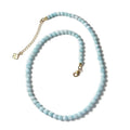 D'Joy Hemimorphite Beaded Necklace 18-20 Inches in Vermeil Yellow Gold Over Sterling Silver 110.00 ctw - Sticky add to cart bar