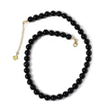 D'Joy Black Tourmaline Beaded Necklace 18-20 Inches in Vermeil Yellow Gold Over Sterling Silver 260.00 ctw - Sticky add to cart bar