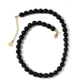 D'Joy Astrophyllite Beaded Graduation Necklace 18-20 Inches in Vermeil Yellow Gold Over Sterling Silver 364.00 ctw - Sticky add to cart bar