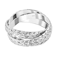 Tulang Naga Ring in Sterling Silver (Size 6.5)