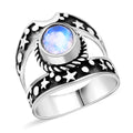 Bali Legacy Moon Glow Moonstone Celestial Ring in Sterling Silver (Size 10.0) 2.60 ctw - Sticky add to cart bar