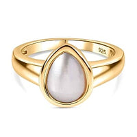 Freshwater Pearl 2.70 ctw Solitaire Ring in 18K Vermeil Yellow Gold Over Sterling Silver (Size 9.0)