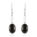 TLV Elite Shungite Earrings in Rhodium Over Sterling Silver 15.00 ctw - Sticky add to cart bar