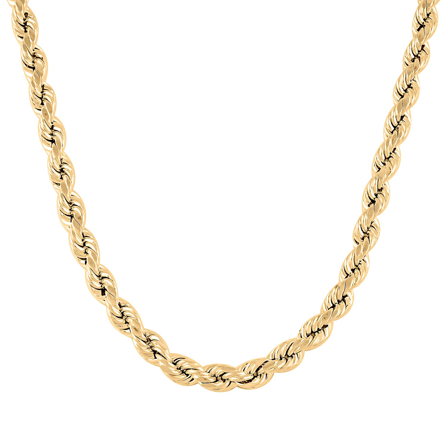 10K Yellow Gold 3mm Rope Necklace (26 Inches) (6.60 g)