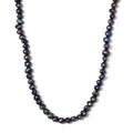 Peacock Freshwater Pearl Necklace 20 Inches in Silvertone - Sticky add to cart bar