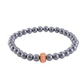 Terahertz Beaded Stretch Anklet (9-9.5 In) in Rosetone 105.00 ctw - Sticky add to cart bar
