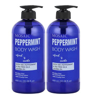 Mosaic Series Tea Tree Mint Body Wash Set of 2, 20.28 fl oz each