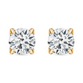 Brazilian Petalite Solitaire Stud Earrings in 18K Vermeil YG Over Sterling Silver 0.75 ctw - Sticky add to cart bar