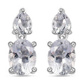 Brazilian Petalite Celebrity Earrings in Rhodium Over Sterling Silver 2.35 ctw - Sticky add to cart bar