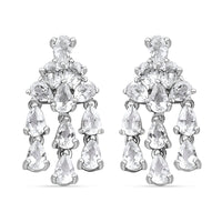 Brazilian Petalite Celebrity Earrings in Rhodium Over Sterling Silver 3.85 ctw