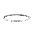 Karis White Diamond Accent Bangle Bracelet (7.25 In) in Platinum Bond - Sticky add to cart bar