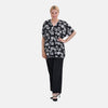 Black Floral Print