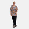 Orange Floral Print