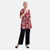 Red Floral Print
