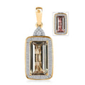 Iliana 18K Yellow Gold AAA Turkizite and G-H SI Diamond Pendant 5.00 ctw - Sticky add to cart bar