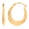 14K Yellow Gold Hoop Earrings 0.53 Grams - Sticky add to cart bar