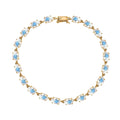 Luxoro 10K Yellow Gold AAAA Moon Glow Moonstone Bracelet (7.25 In) 4.70 Grams 7.75 ctw - Sticky add to cart bar