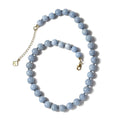 D'Joy Angelite Beaded Graduated Necklace 18-20 Inches in Vermeil Yellow Gold Over Sterling Silver 300.00 ctw - Sticky add to cart bar