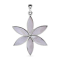 Mother Of Pearl Pendant without Chain in Sterling Silver - Sticky add to cart bar